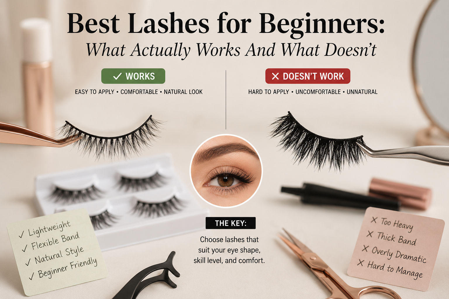 Best Lashes for Beginners: What Actually Works And What Doesn’t | Kaliyanei lashes