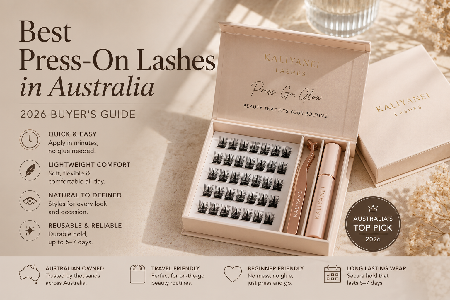 Best Press-On Lashes in Australia: 2026 Buyer’s Guide | Kaliyanei Lashes