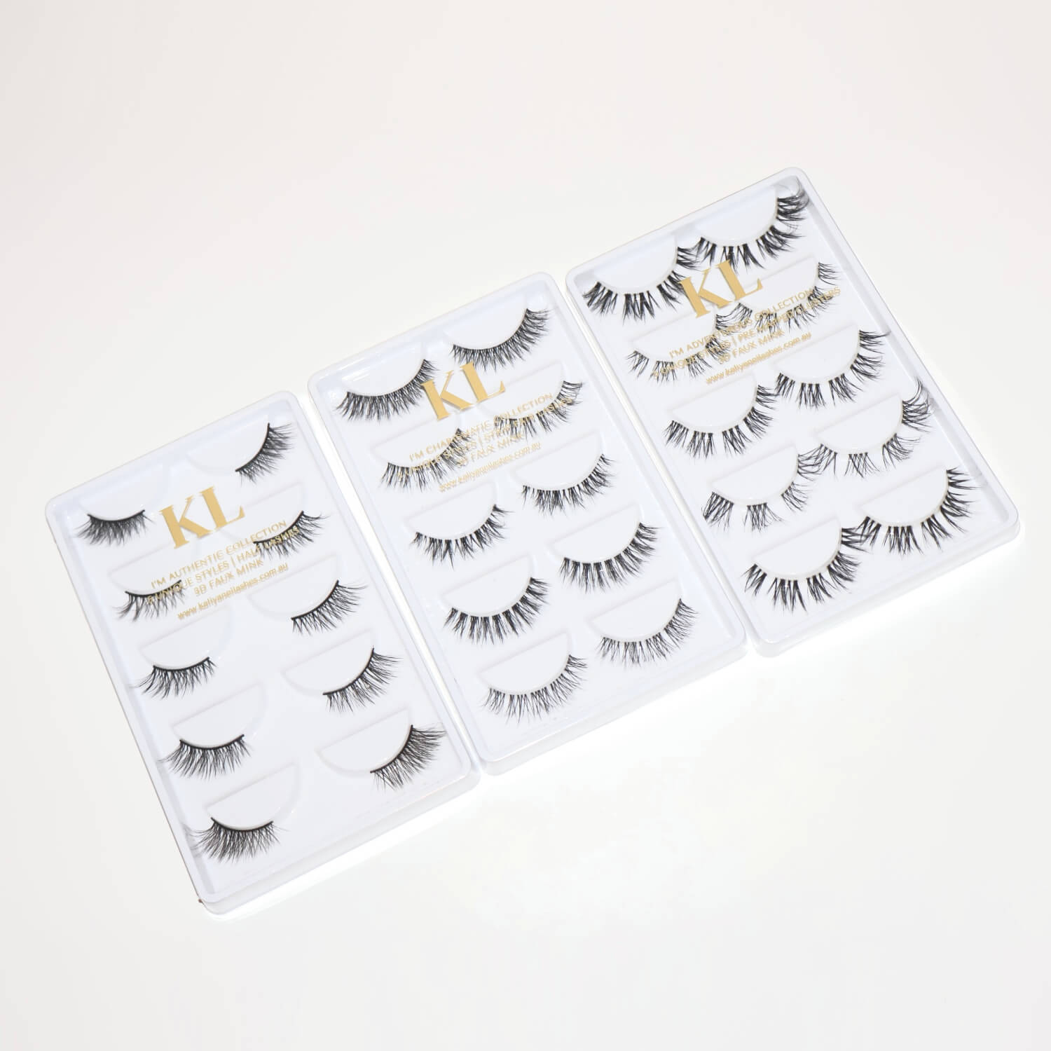 lash pack with half lashes and cluster lashes