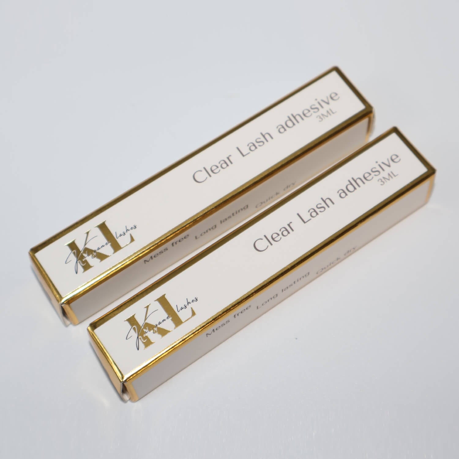 lash adhesive suitable for clusters and strip lashes
